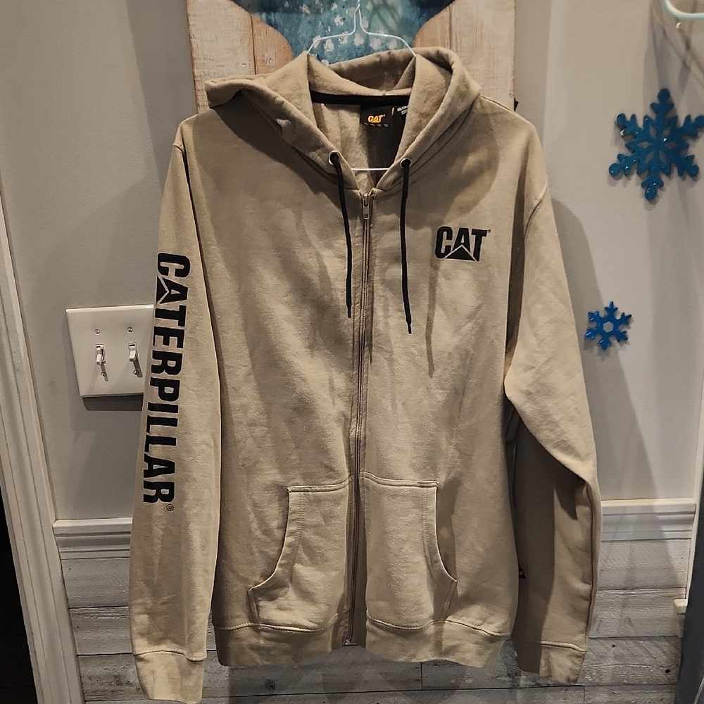 EUC Caterpillar Men's Sz XXL Full Zip Hoodie - Picture 1 of 6